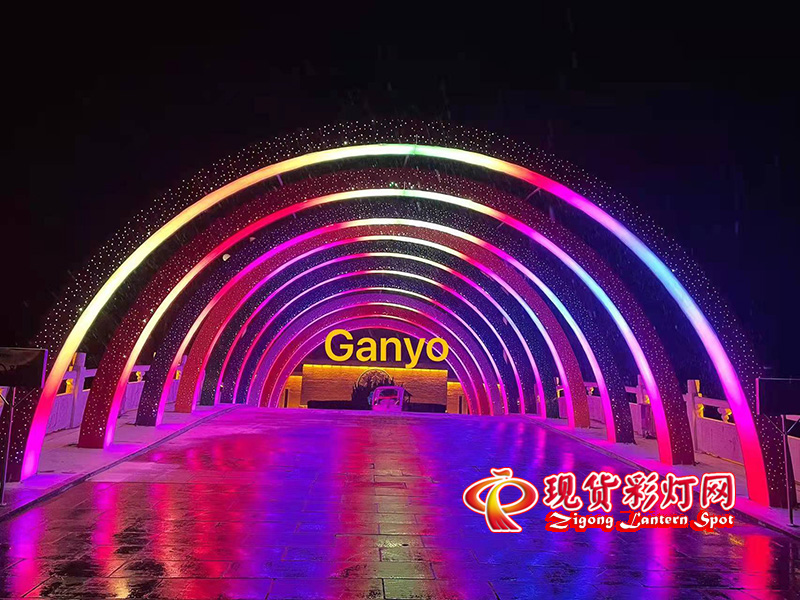 幻彩LED时光通道，七彩时光隧道，耐用型网红景观灯饰
